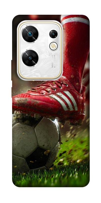 Чохол itsPrint Сlose up football для Infinix Zero 30 4G, спорт, купити оптом з доставкою