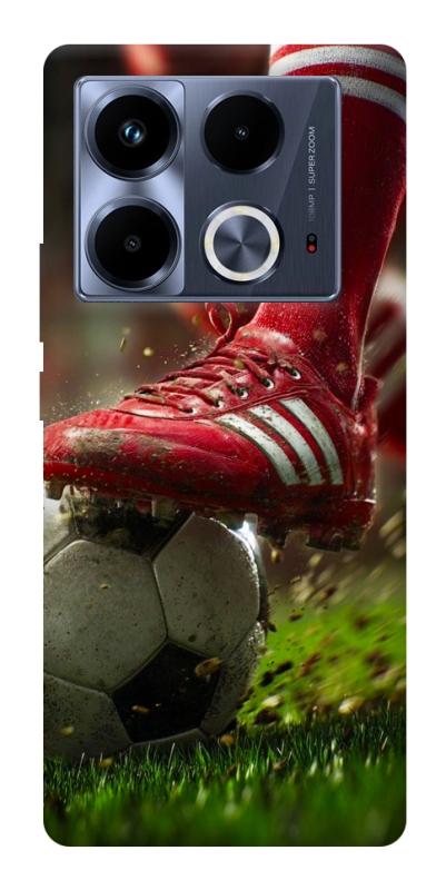 Чохол itsPrint Сlose up football для Infinix Note 40 4G, спорт, купити оптом з доставкою