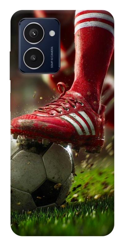 Чохол itsPrint Сlose up football для HMD Pulse Pro, спорт, купити оптом з доставкою