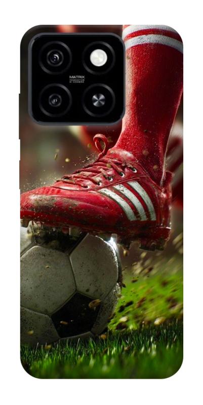 Чохол itsPrint Сlose up football для ZTE Blade A55 4G, спорт, купити оптом з доставкою