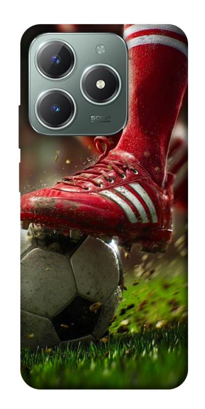 Чохол itsPrint Сlose up football для Realme C61 4G, спорт, купити оптом з доставкою