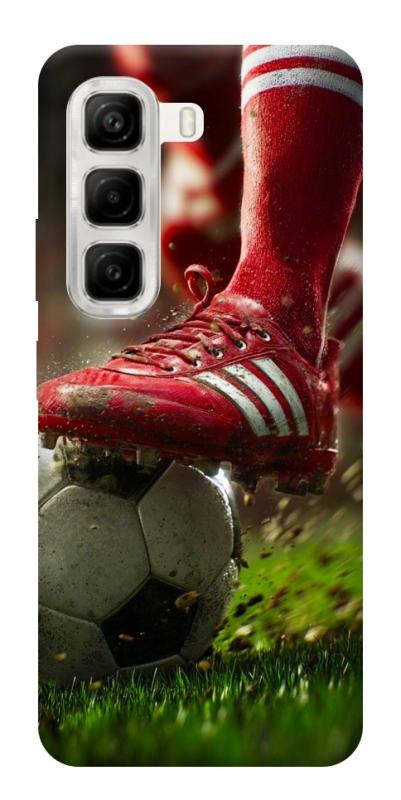 Чохол itsPrint Сlose up football для Infinix Hot 50 4G, спорт, купити оптом з доставкою