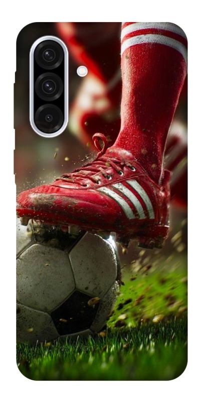 Чохол itsPrint Сlose up football для Samsung Galaxy A56 5G, спорт, купити оптом з доставкою