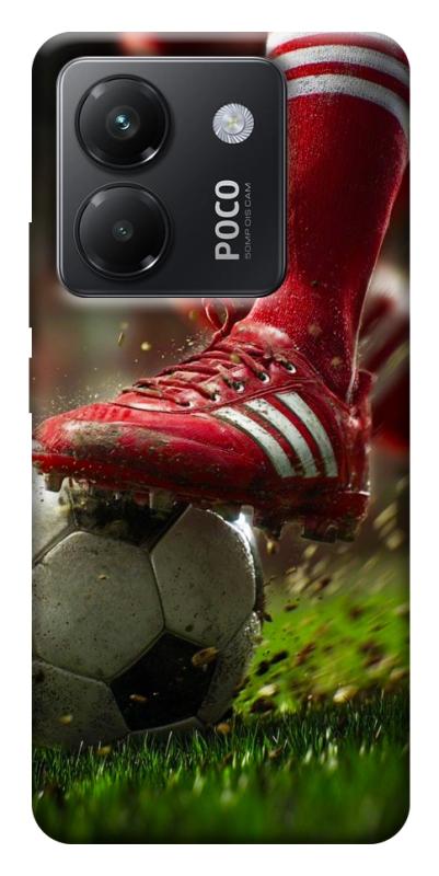 Чохол itsPrint Сlose up football для Xiaomi Poco M7 Pro 5G, спорт, купити оптом з доставкою