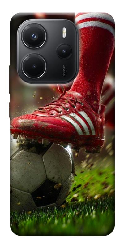 Чохол itsPrint Сlose up football для Xiaomi Redmi Note 14 4G (Int. version), спорт, купити оптом з доставкою