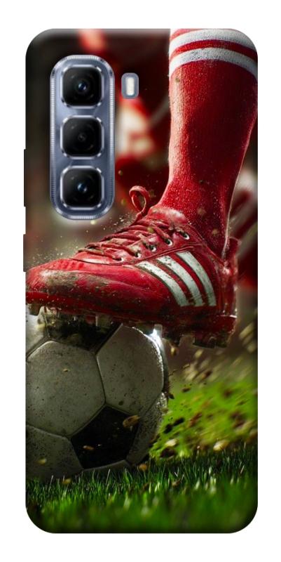 Чохол itsPrint Сlose up football для Infinix Hot 50 Pro, спорт, купити оптом з доставкою
