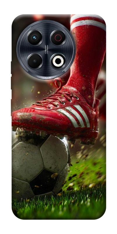 Чохол itsPrint Сlose up football для TECNO Spark 30 Pro (KL7), спорт, купити оптом з доставкою