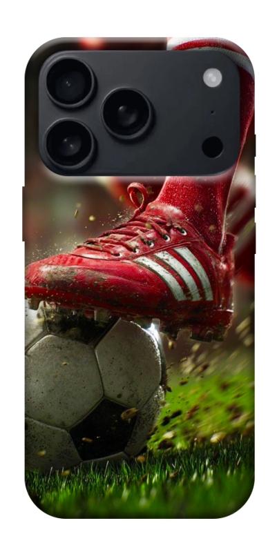 Чохол itsPrint Сlose up football для Apple iPhone 17 Pro (6.3"), спорт, купити оптом з доставкою