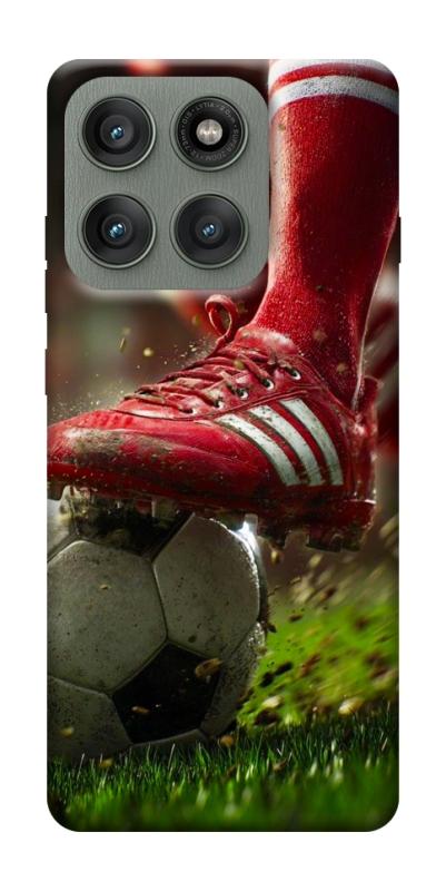 Чохол itsPrint Сlose up football для Motorola Edge 60 Pro, спорт, купити оптом з доставкою
