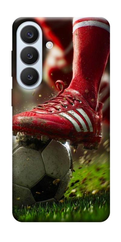 Чохол itsPrint Сlose up football для Samsung Galaxy S26+, спорт, купити оптом з доставкою