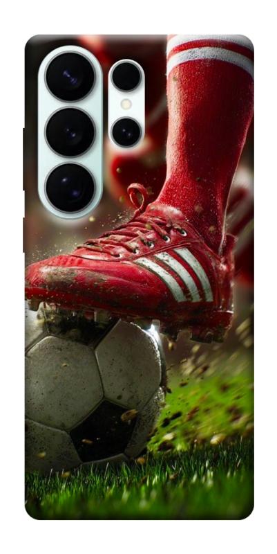 Чохол itsPrint Сlose up football для Samsung Galaxy S26 Ultra, спорт, купити оптом з доставкою