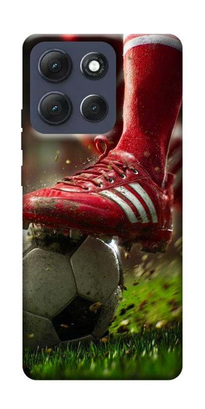 Чохол itsPrint Сlose up football для Motorola Moto G86 Power, спорт, купити оптом з доставкою
