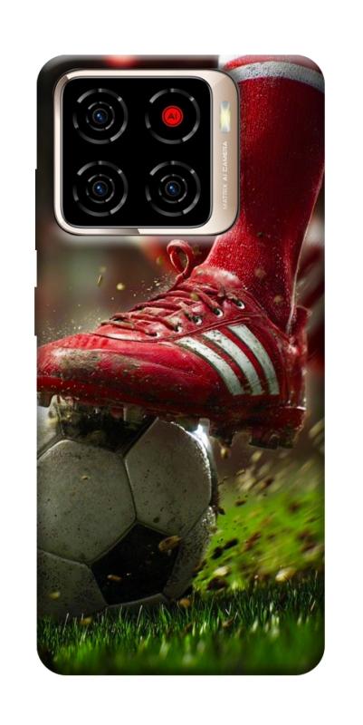Чохол itsPrint Сlose up football для ZTE Blade A56, спорт, купити оптом з доставкою