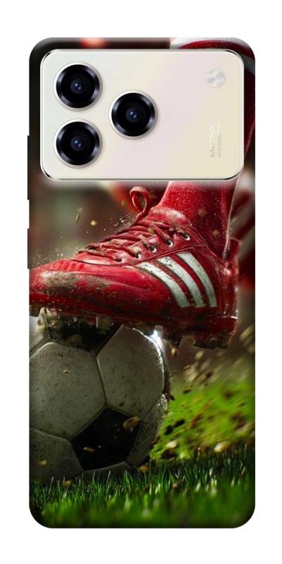Чохол itsPrint Сlose up football для ZTE Blade A76, спорт, купити оптом з доставкою