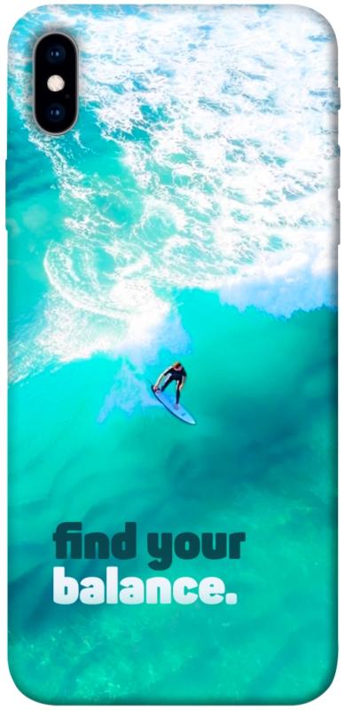 Чохол itsPrint Find your balance для Apple iPhone XS Max (6.5"), спорт, купити оптом з доставкою