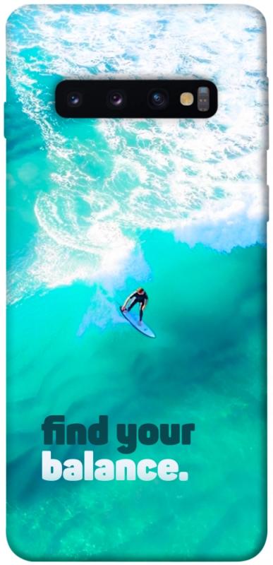 Чохол itsPrint Find your balance для Samsung Galaxy S10, спорт, купити оптом з доставкою