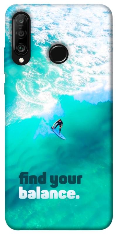 Чохол itsPrint Find your balance для Huawei P30 lite, спорт, купити оптом з доставкою