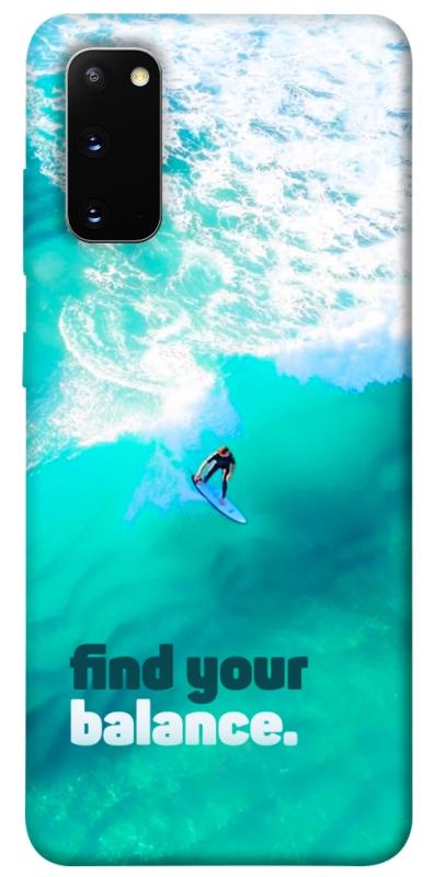 Чохол itsPrint Find your balance для Samsung Galaxy S20, спорт, купити оптом з доставкою