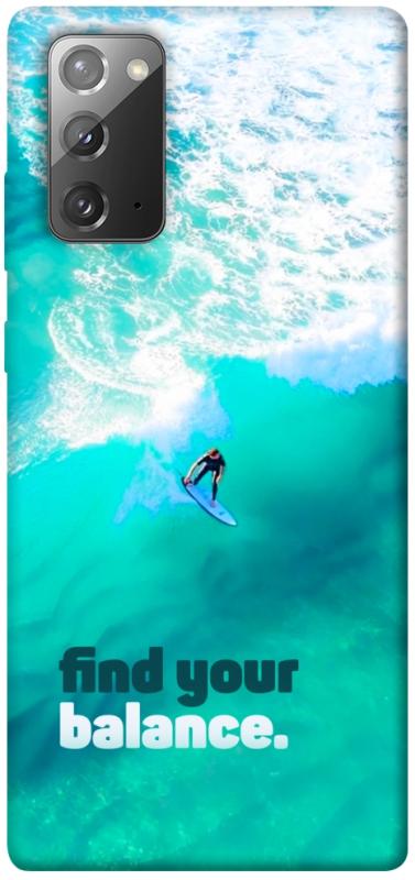 Чохол itsPrint Find your balance для Samsung Galaxy Note 20, спорт, купити оптом з доставкою