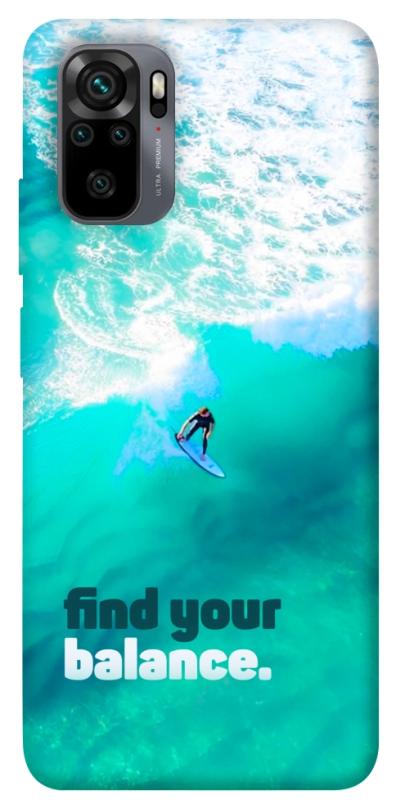 Чохол itsPrint Find your balance для Xiaomi Redmi Note 10 / Note 10s, спорт, купити оптом з доставкою