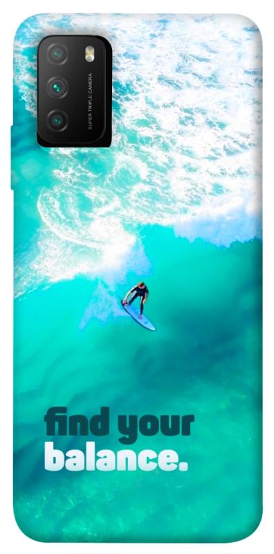 Чохол itsPrint Find your balance для Xiaomi Poco M3, спорт, купити оптом з доставкою