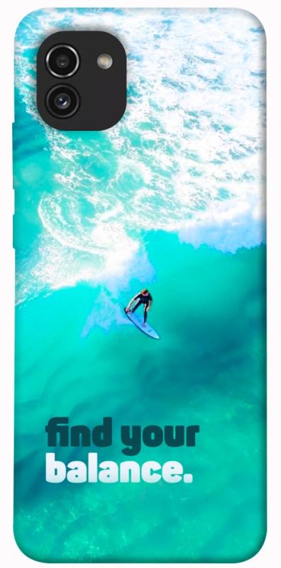Чохол itsPrint Find your balance для Samsung Galaxy A03, спорт, купити оптом з доставкою
