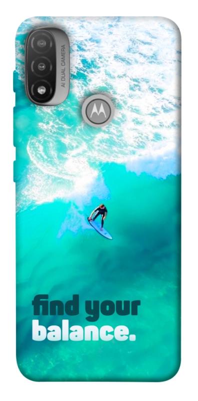 Чохол itsPrint Find your balance для Motorola Moto E20, спорт, купити оптом з доставкою