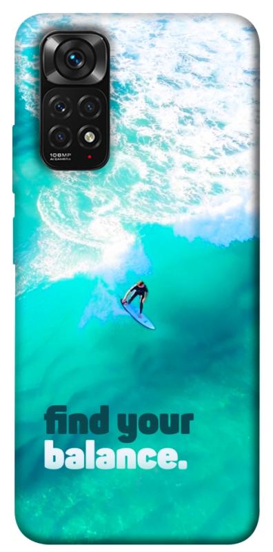 Чохол itsPrint Find your balance для Xiaomi Redmi Note 11 (Global) / Note 11S, спорт, купити оптом з доставкою