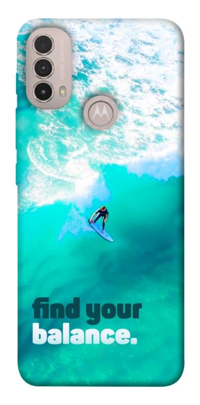 Чохол itsPrint Find your balance для Motorola Moto E40, спорт, купити оптом з доставкою