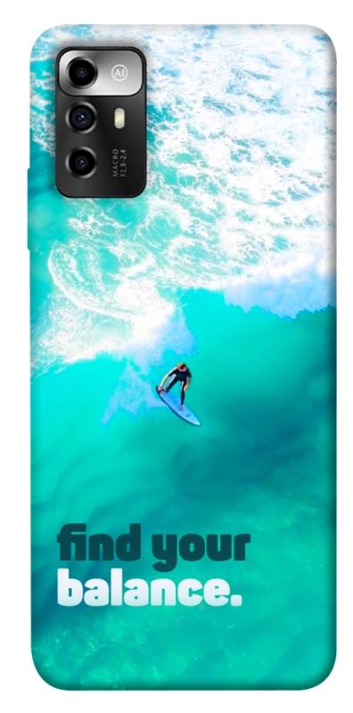 Чохол itsPrint Find your balance для ZTE Blade A72, спорт, купити оптом з доставкою