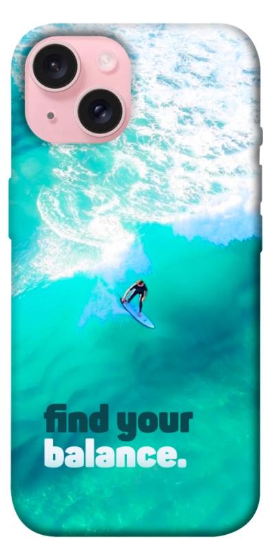 Чохол itsPrint Find your balance для Apple iPhone 15 (6.1"), спорт, купити оптом з доставкою