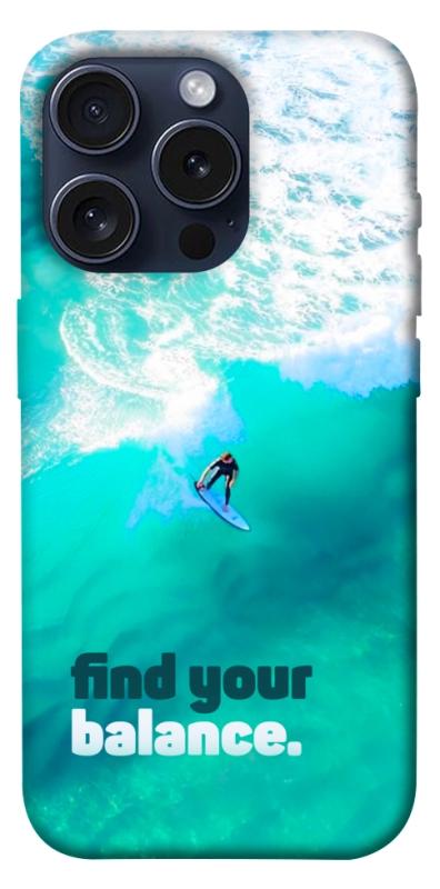 Чохол itsPrint Find your balance для Apple iPhone 15 Pro (6.1"), спорт, купити оптом з доставкою