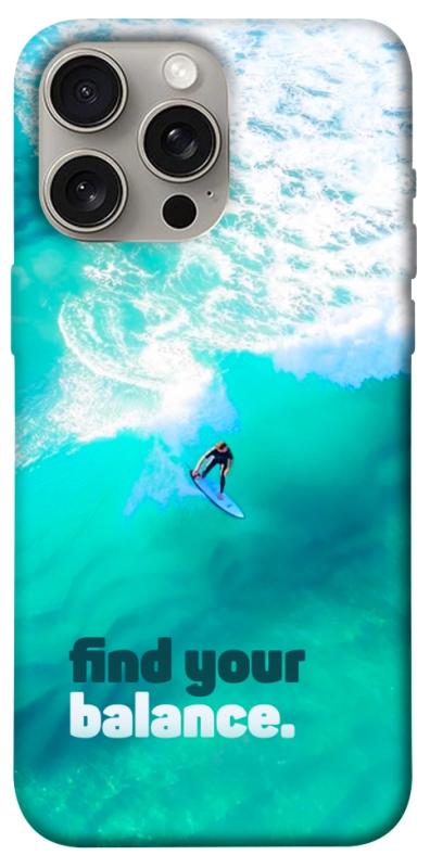 Чохол itsPrint Find your balance для Apple iPhone 15 Pro Max (6.7"), спорт, купити оптом з доставкою