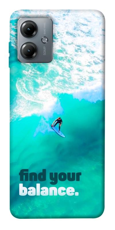 Чохол itsPrint Find your balance для Motorola Moto G14, спорт, купити оптом з доставкою