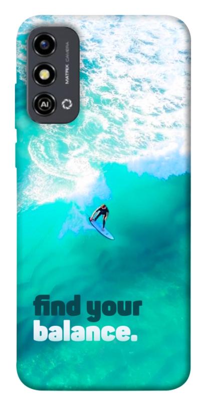 Чохол itsPrint Find your balance для ZTE Blade A53, спорт, купити оптом з доставкою
