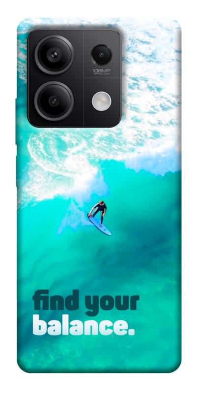 Чохол itsPrint Find your balance для Xiaomi Redmi Note 13 5G, спорт, купити оптом з доставкою