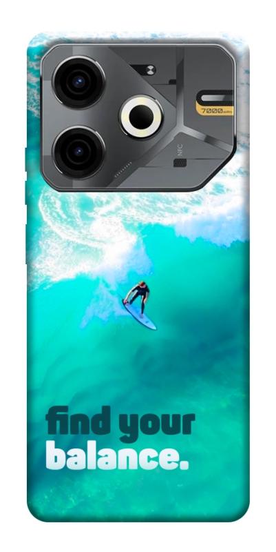 Чохол itsPrint Find your balance для TECNO Pova 6 Neo (LI6), спорт, купити оптом з доставкою