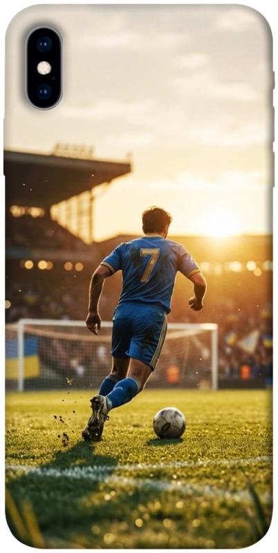 Чохол itsPrint Football player для Apple iPhone X (5.8"), спорт, купити оптом з доставкою