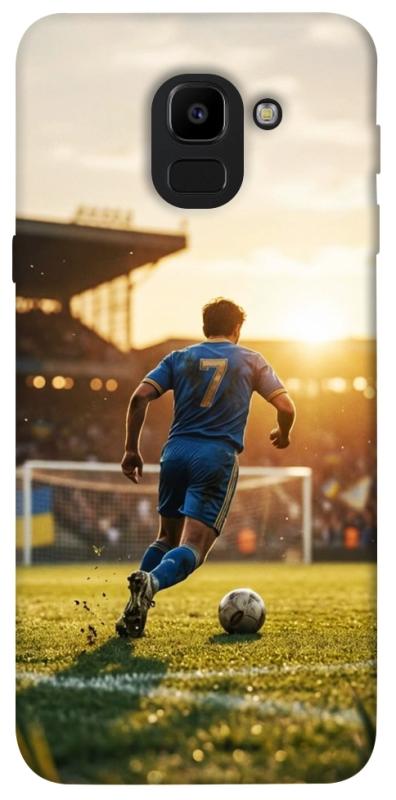 Чохол itsPrint Football player для Samsung J600F Galaxy J6 (2018), спорт, купити оптом з доставкою