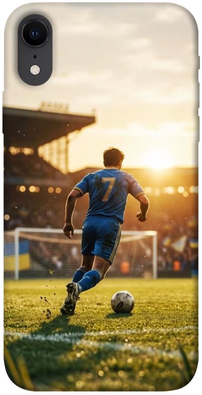 Чохол itsPrint Football player для Apple iPhone XR (6.1"), спорт, купити оптом з доставкою