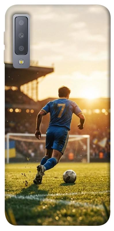 Чохол itsPrint Football player для Samsung A750 Galaxy A7 (2018), спорт, купити оптом з доставкою
