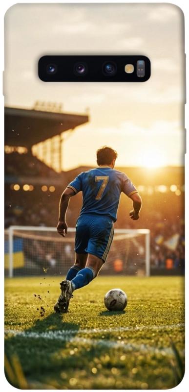 Чохол itsPrint Football player для Samsung Galaxy S10, спорт, купити оптом з доставкою