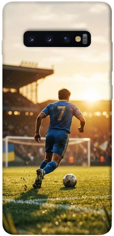 Чохол itsPrint Football player для Samsung Galaxy S10+, спорт, купити оптом з доставкою