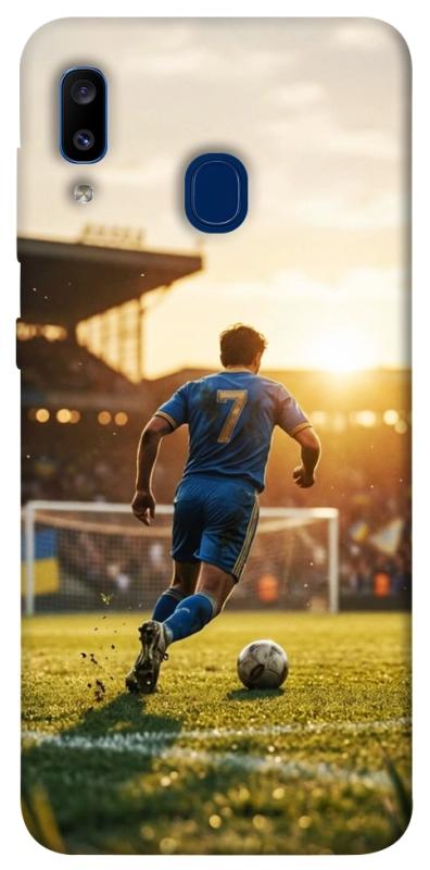Чохол itsPrint Football player для Samsung Galaxy A20 / A30, спорт, купити оптом з доставкою