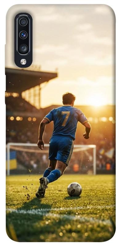 Чохол itsPrint Football player для Samsung Galaxy A70 (A705F), спорт, купити оптом з доставкою
