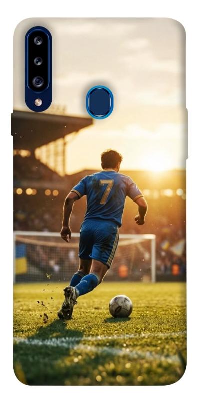 Чохол itsPrint Football player для Samsung Galaxy A20s, спорт, купити оптом з доставкою