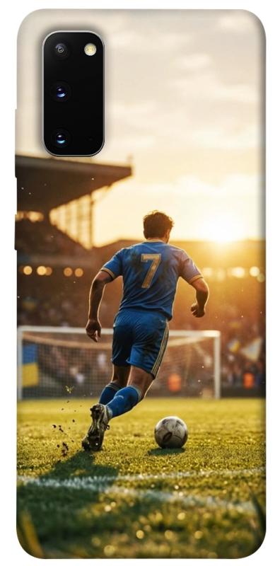 Чохол itsPrint Football player для Samsung Galaxy S20, спорт, купити оптом з доставкою