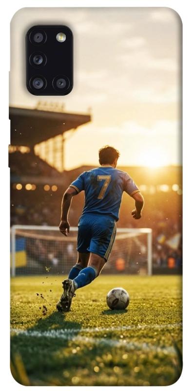 Чохол itsPrint Football player для Samsung Galaxy A31, спорт, купити оптом з доставкою