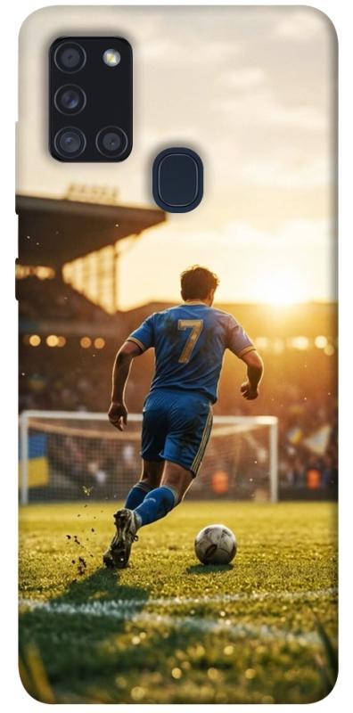 Чохол itsPrint Football player для Samsung Galaxy A21s, спорт, купити оптом з доставкою