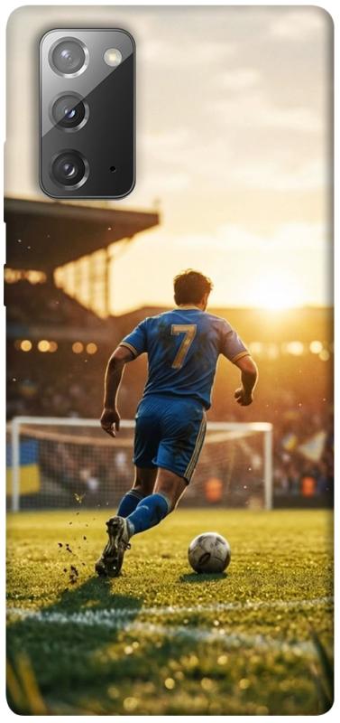 Чохол itsPrint Football player для Samsung Galaxy Note 20, спорт, купити оптом з доставкою